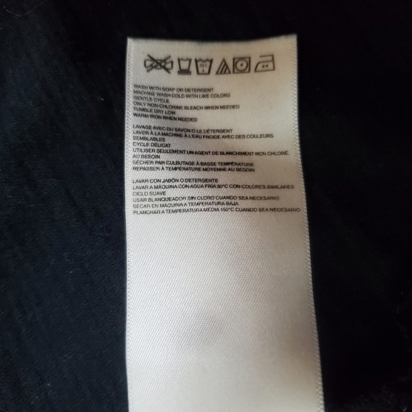 Roxy Black Tank Top with Crotchet Racer Back Size Small - Picture 7 of 9